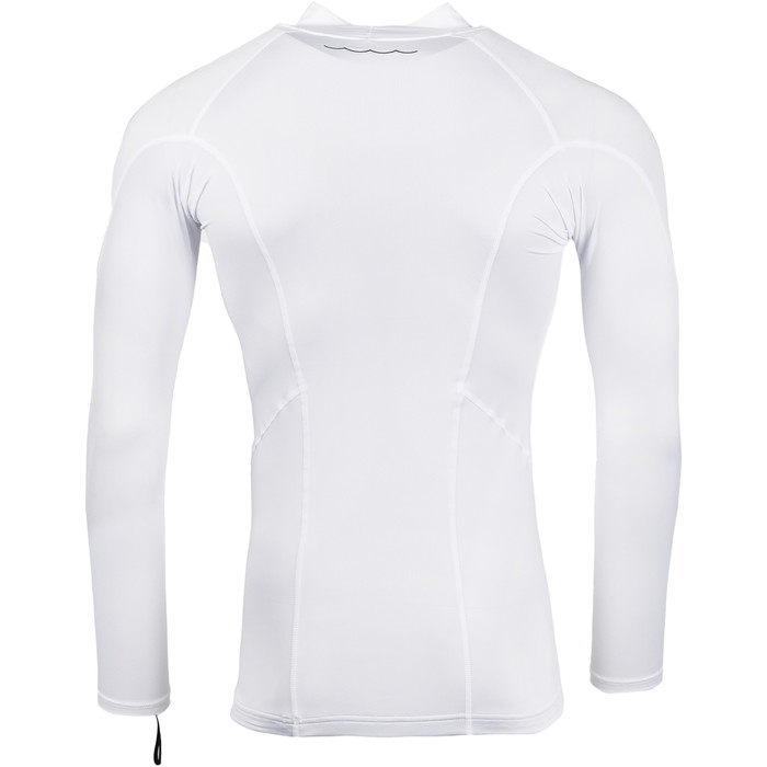 2024 Gul Mnner UV-Schutz Langarm Rashguard RG0339-B9 - White